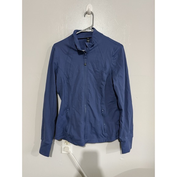 90 Degree By Reflex Women's Navy Fitted Performance "Define" Jacket Size L - Picture 1 of 4
